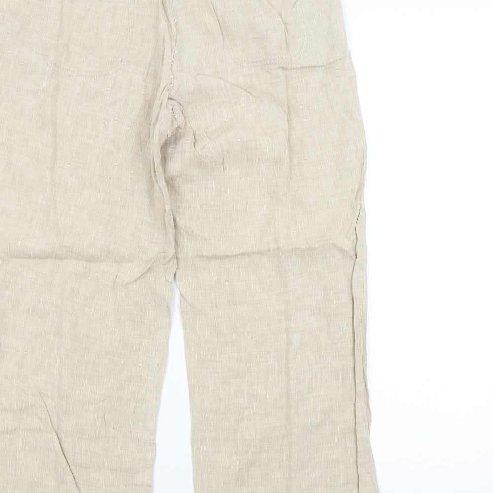 Principles Womens Beige   Trousers  Size 12 L25 in