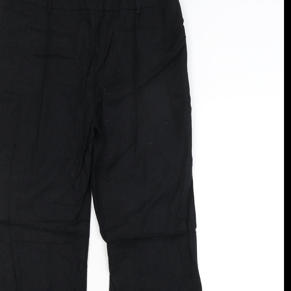 NEXT Womens Black   Trousers  Size 12 L28 in