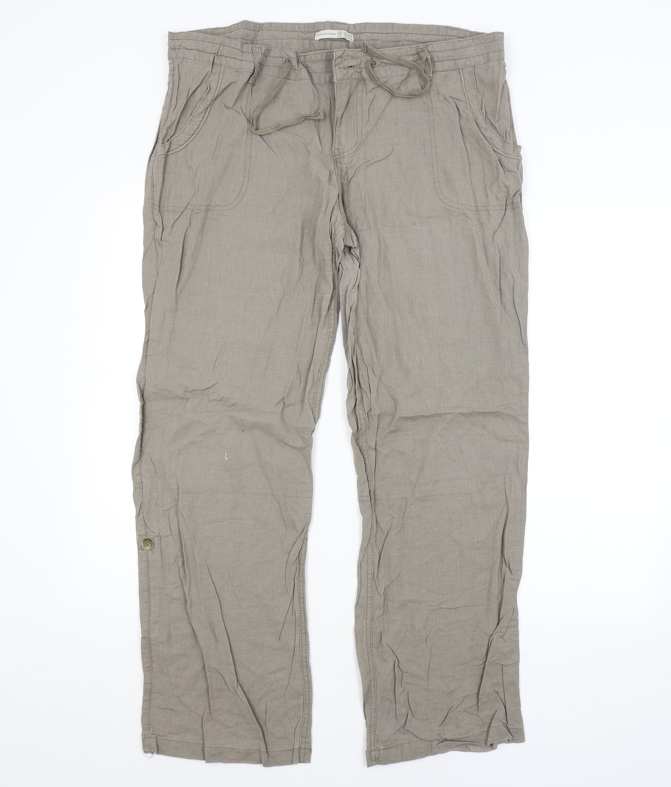 Atmosphere Womens Grey   Trousers  Size 16 L29 in