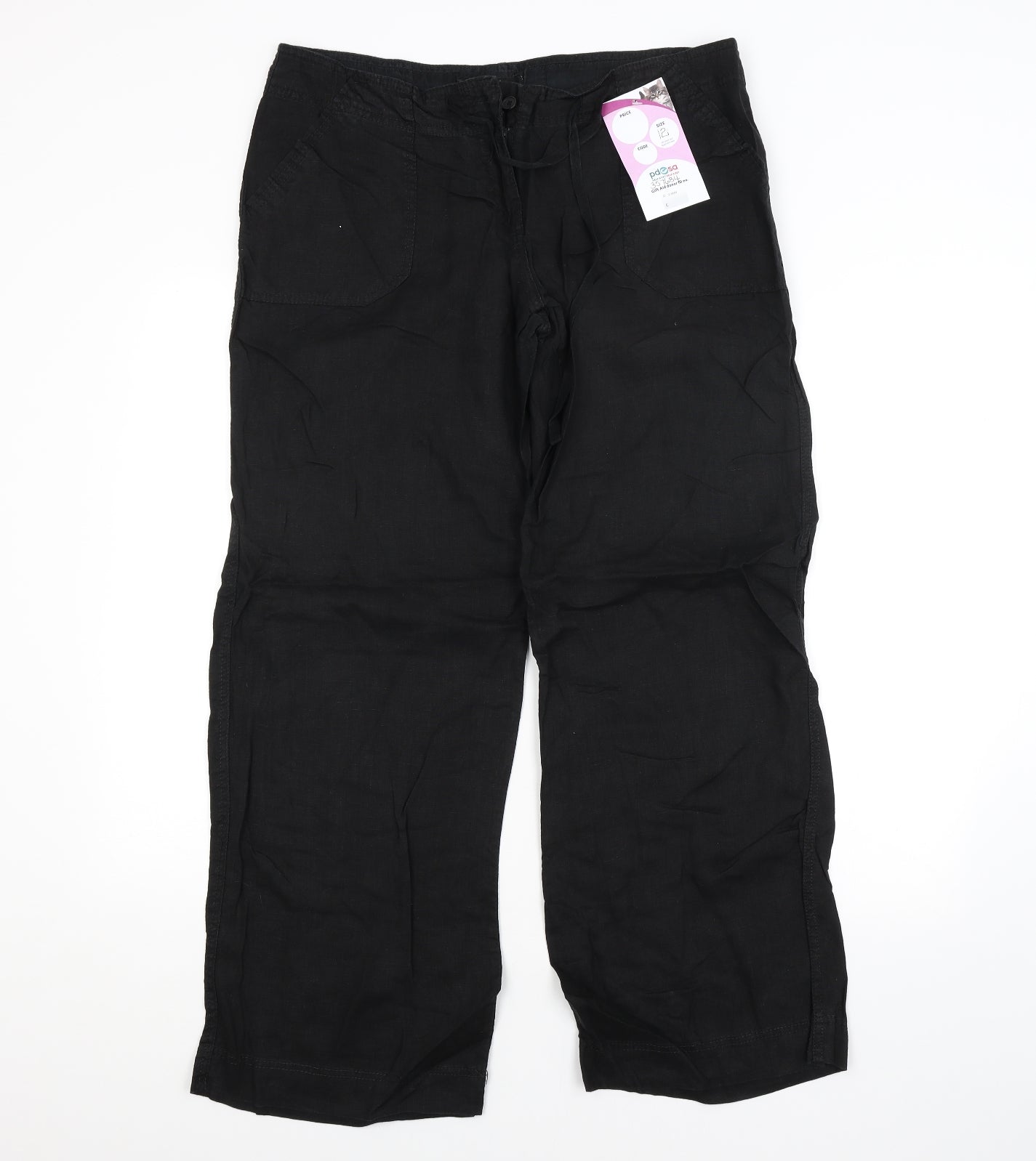 Atmosphere Womens Black   Trousers  Size 12 L30 in