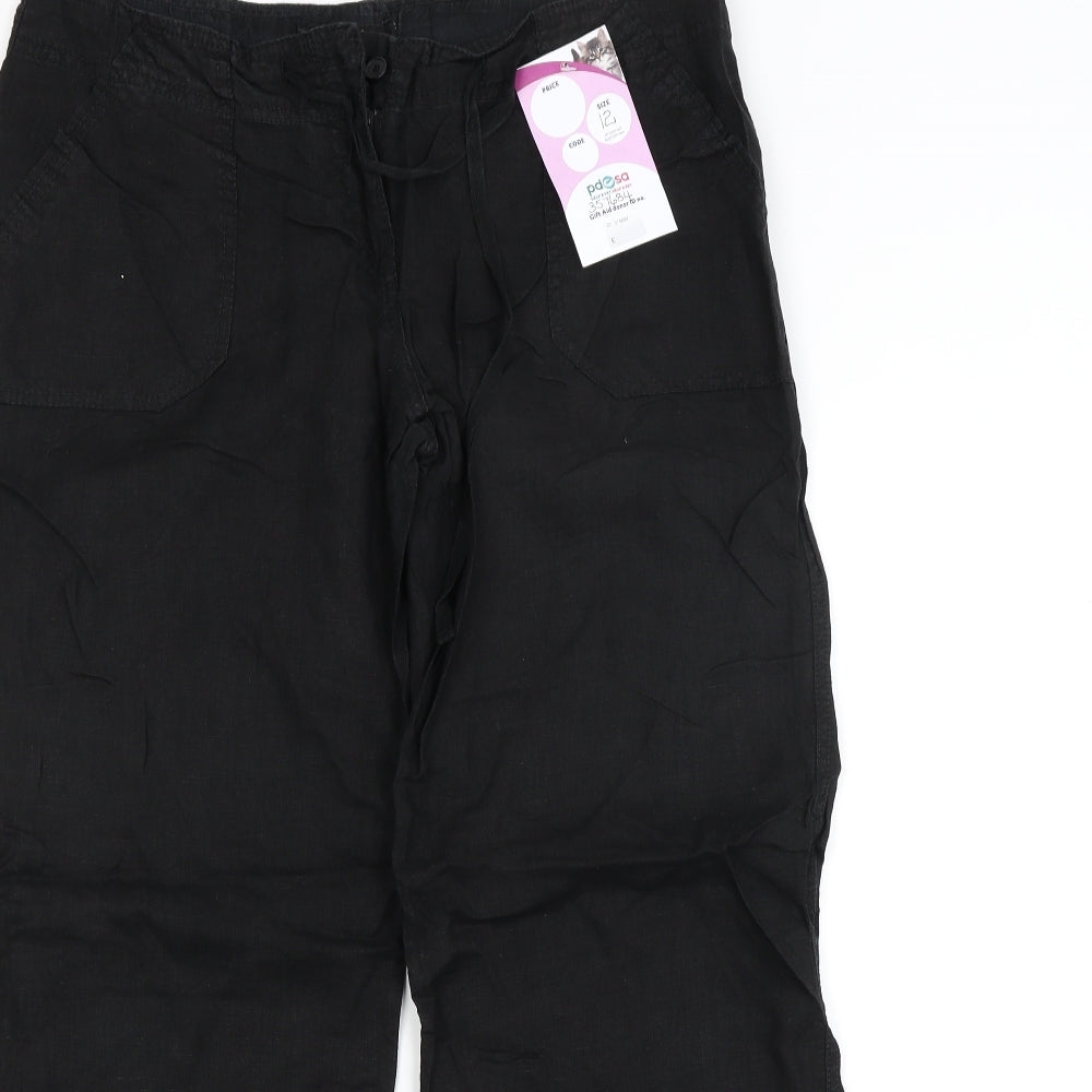 Atmosphere Womens Black   Trousers  Size 12 L30 in