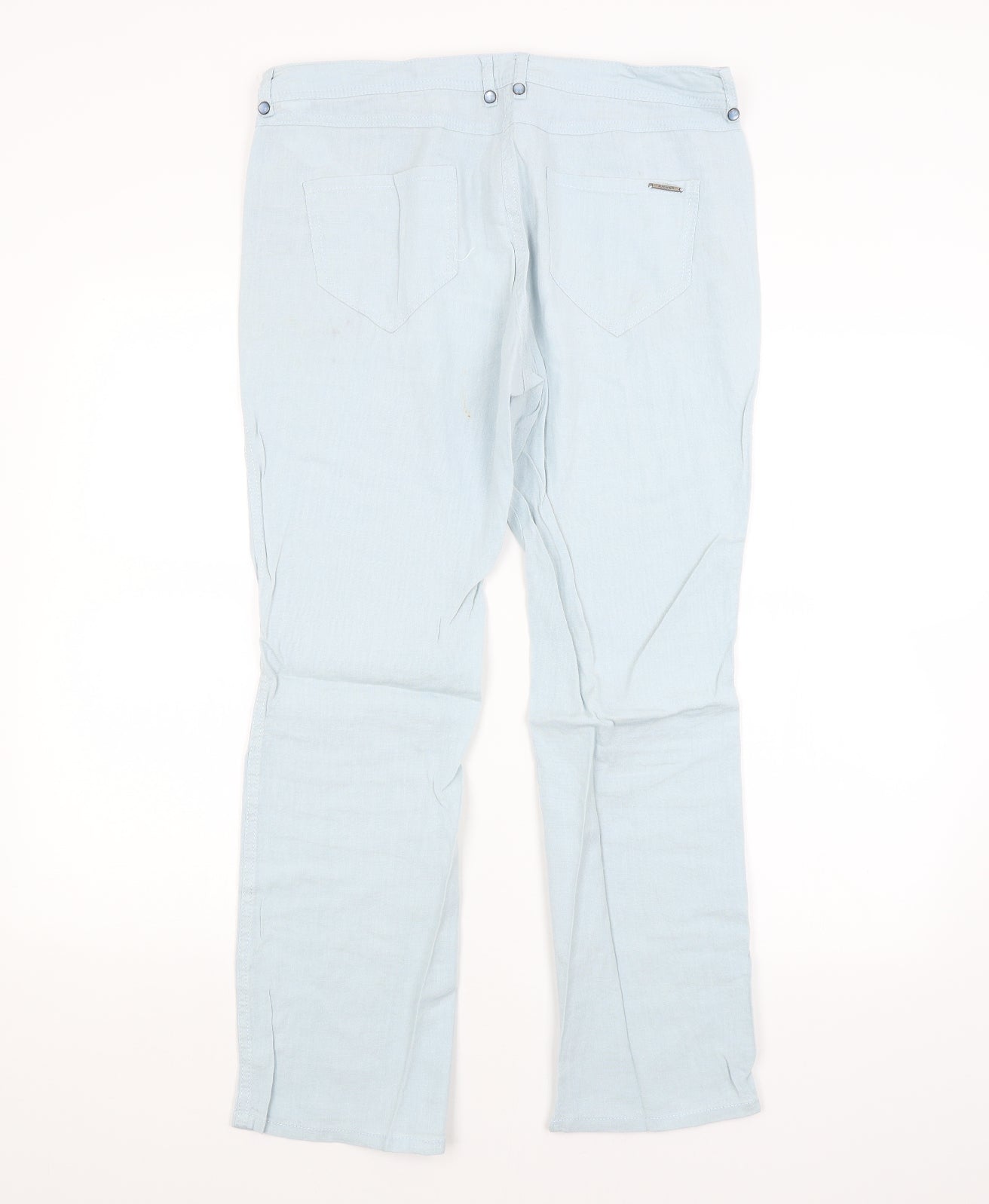 M&S Womens Blue   Straight Jeans Size 12 L28 in