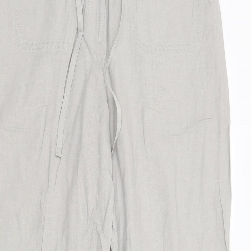 Cotton Traders Womens Grey   Trousers  Size 14 L31 in