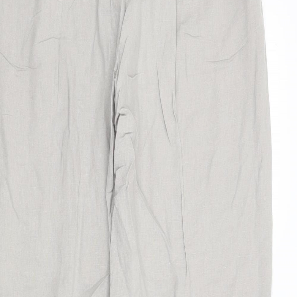 Cotton Traders Womens Grey   Trousers  Size 14 L31 in