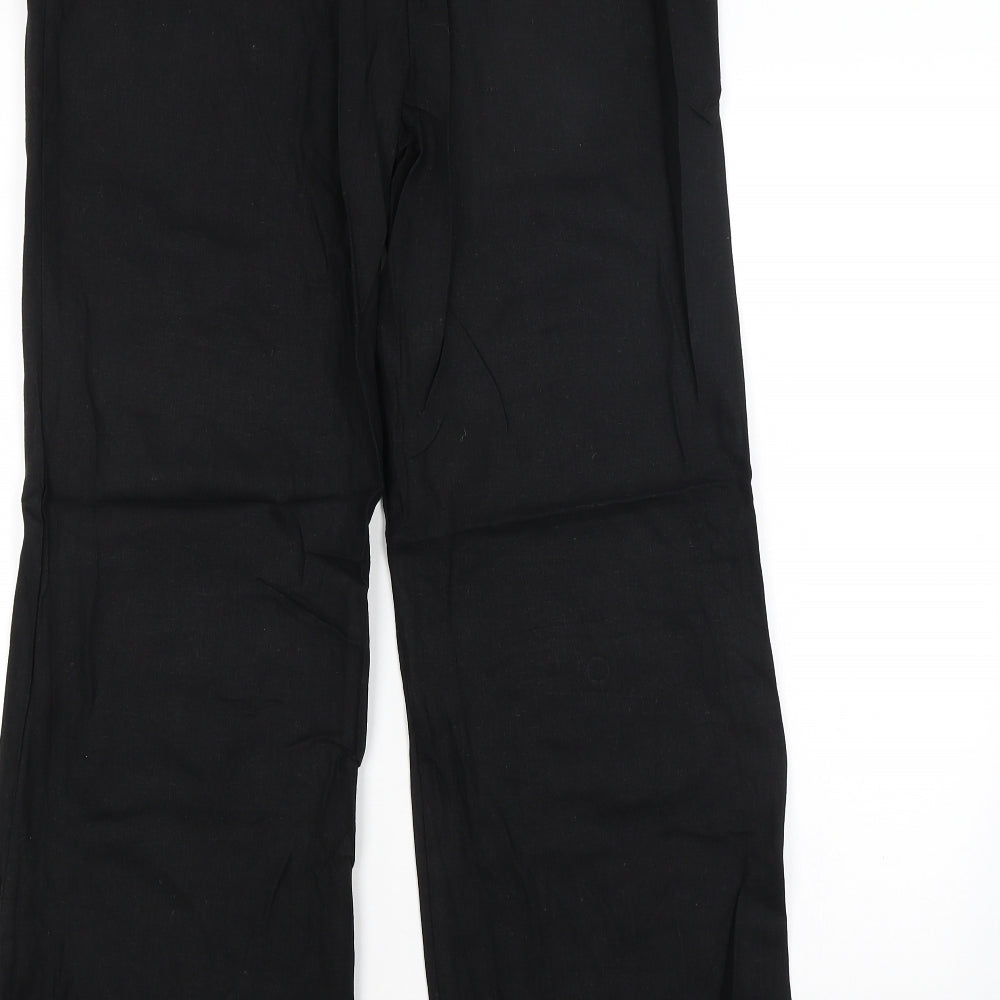 M&S Womens Black   Trousers  Size 14 L29 in