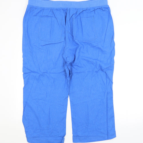 George Womens Blue   Trousers  Size 18 L24 in
