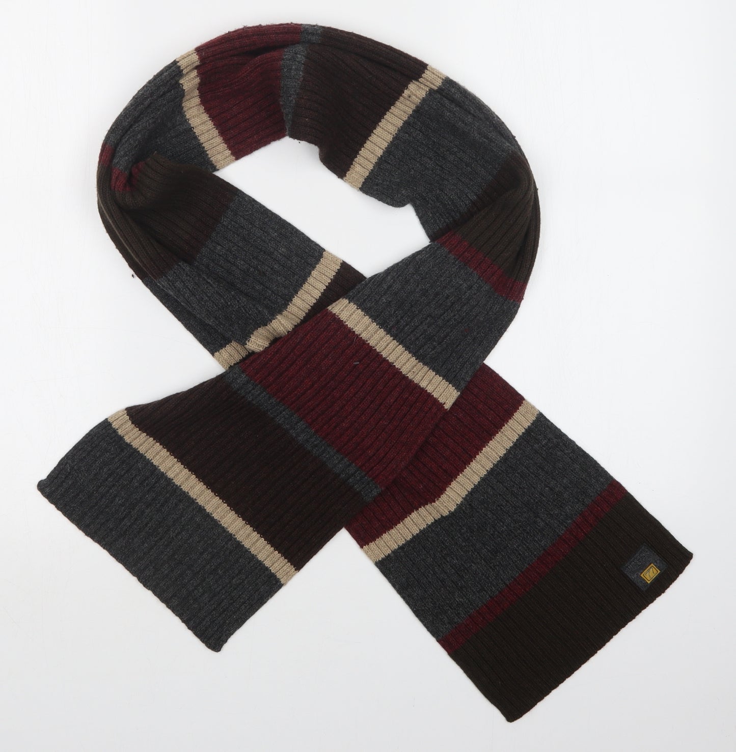 Camel Active Mens Multicoloured Striped  Scarf  Size Regular