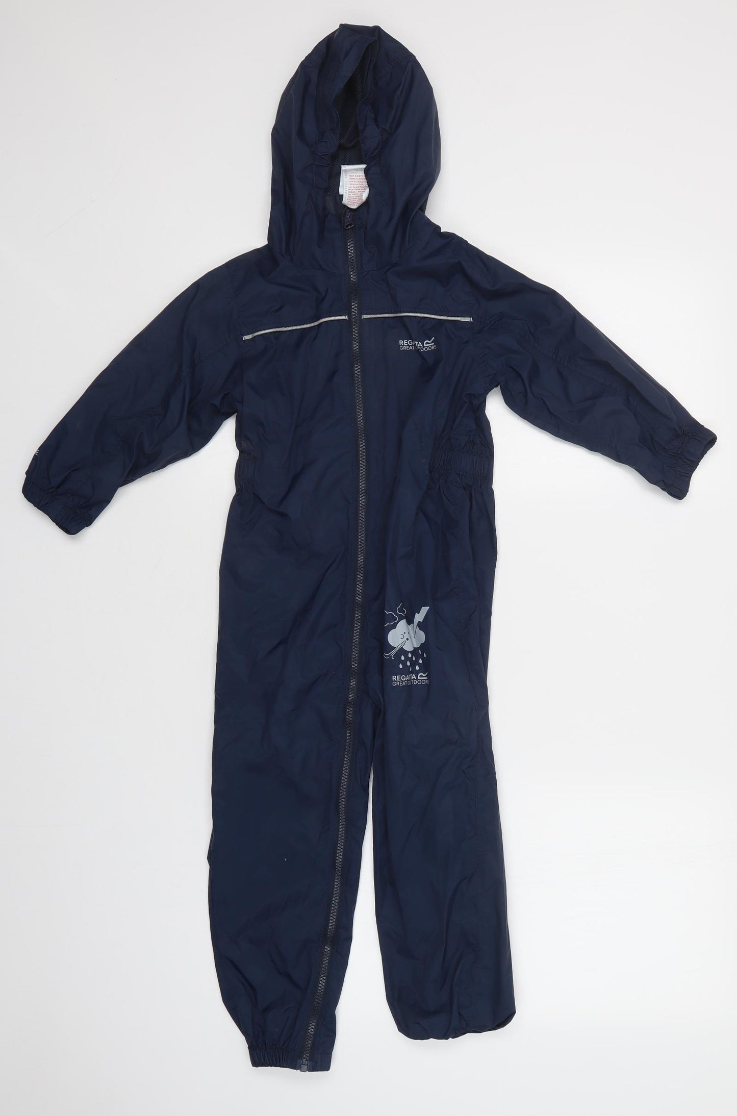 Regatta Boys Blue   Rain Coat Snowsuit Size 4-5 Years