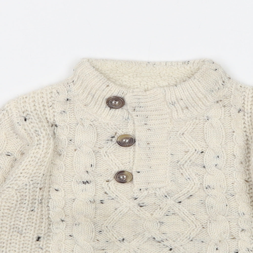 pepco Boys Beige   Pullover Jumper Size 2-3 Years
