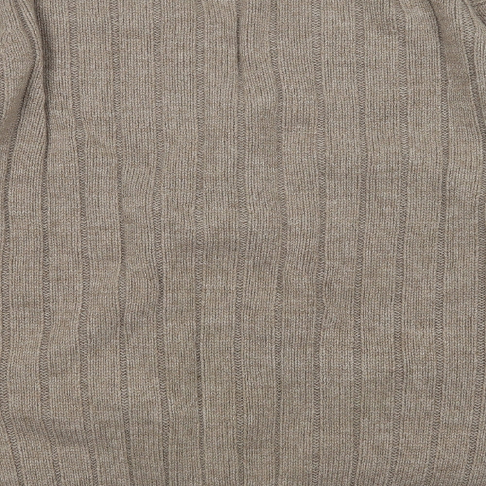 james Pringle Mens Brown   Cardigan Jumper Size L
