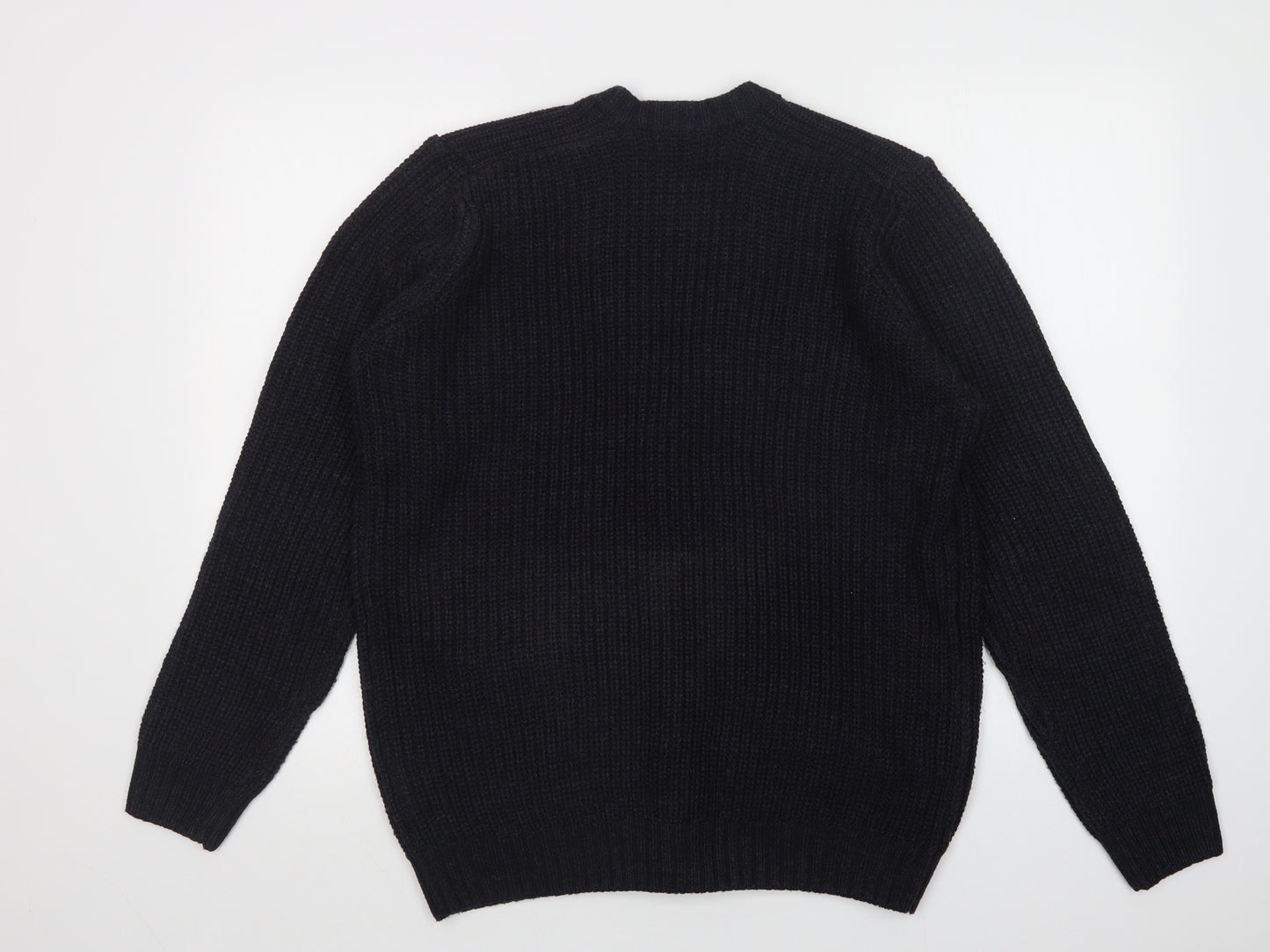 P.G. FIELD Mens Blue   Cardigan Jumper Size L