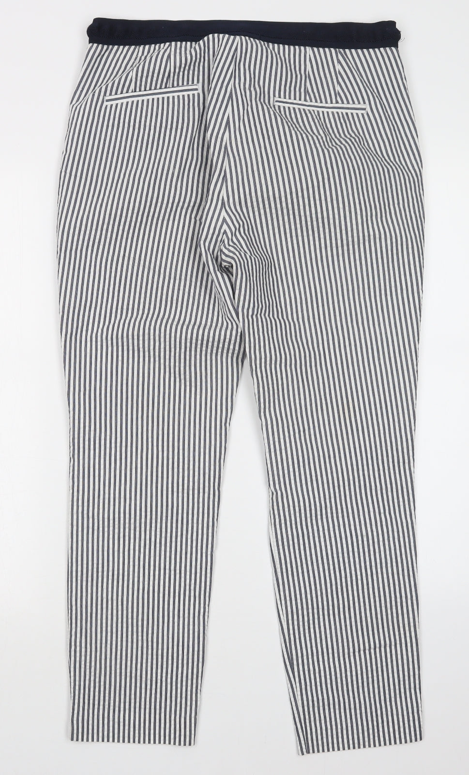 Zara Womens Multicoloured Striped  Trousers  Size L L29 in