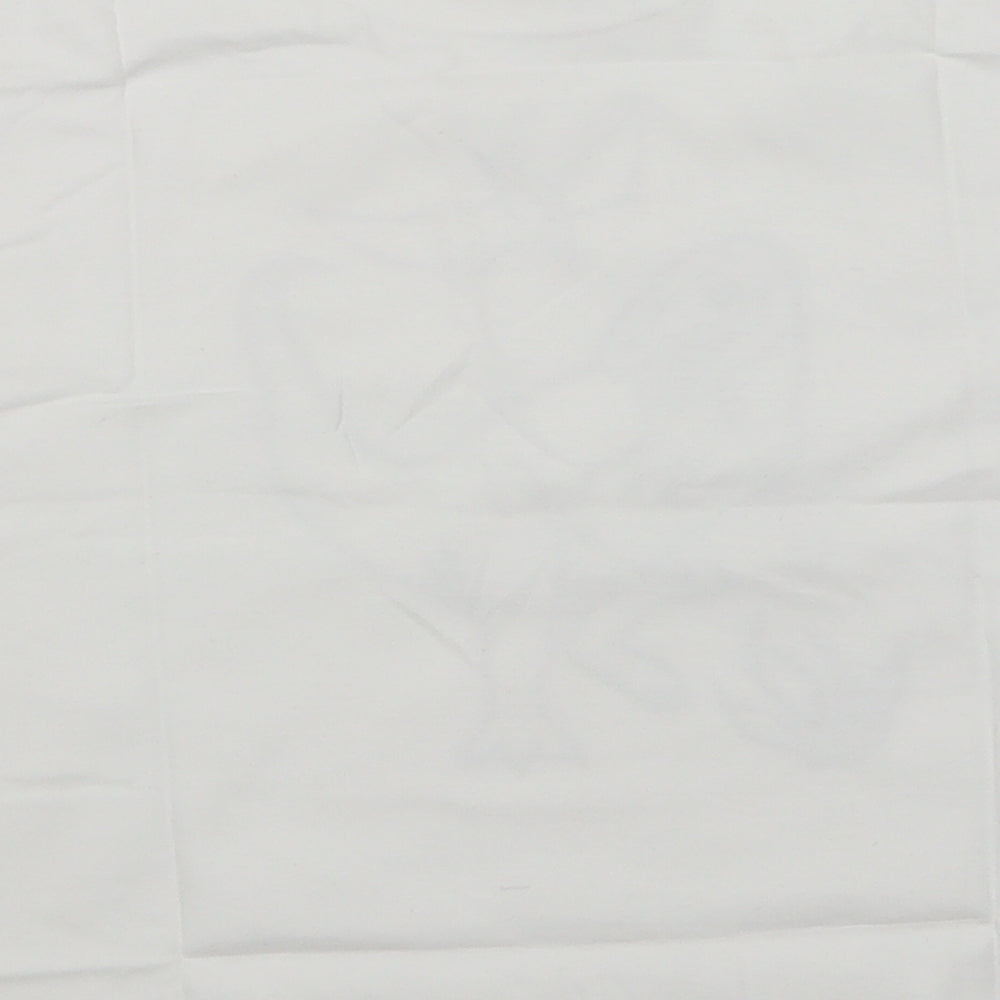 JERZEES Boys White   Basic T-Shirt Size 5-6 Years  - Dinosaur