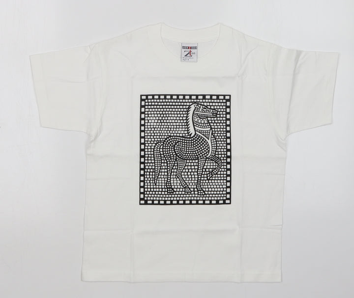 JERZEES Girls White   Basic T-Shirt Size 7-8 Years