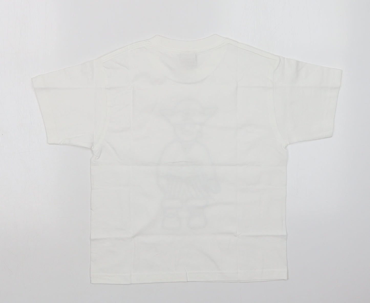 JERZEES Boys White   Basic T-Shirt Size 7-8 Years  - PIRATE