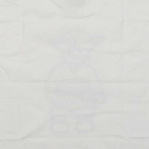 JERZEES Boys White   Basic T-Shirt Size 7-8 Years  - PIRATE