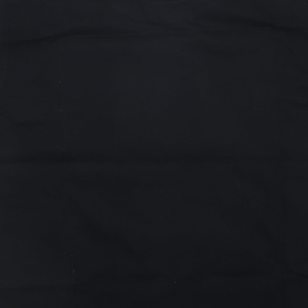 JERZEES Boys Black   Basic T-Shirt Size 7-8 Years