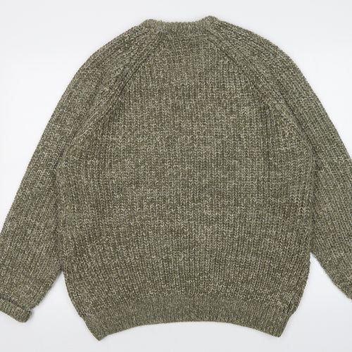 P.G. FIELD Mens Green   Pullover Jumper Size L