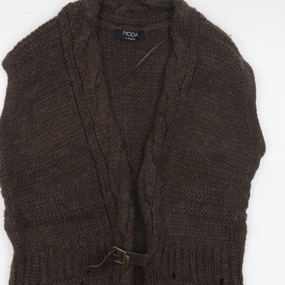 George Womens Brown   Cardigan Jumper Size 16