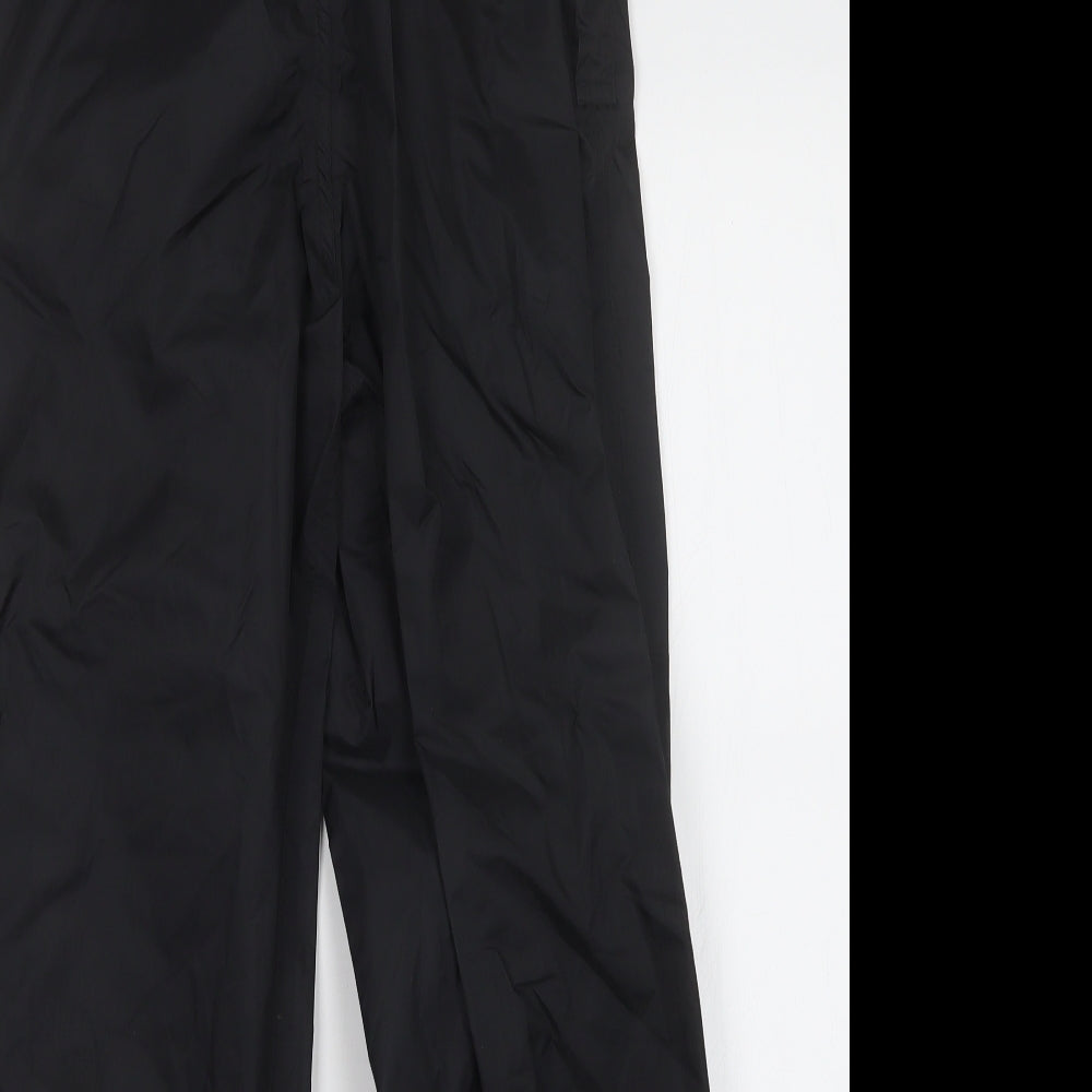 Peter Storm Womens Black   Rain Trousers Trousers Size S L30 in