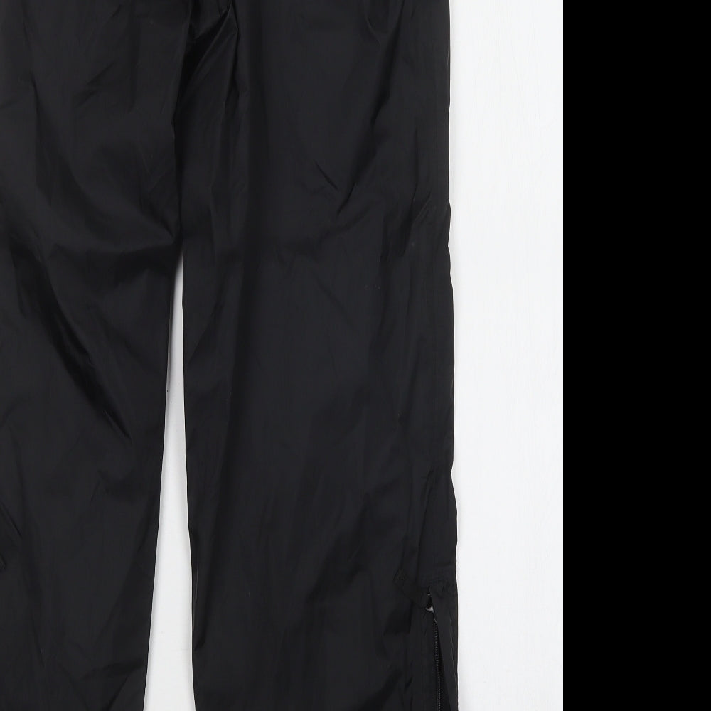 Peter Storm Womens Black   Rain Trousers Trousers Size S L30 in