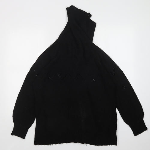 VICTORIA JAYN Womens Black   Cardigan Jumper Size L