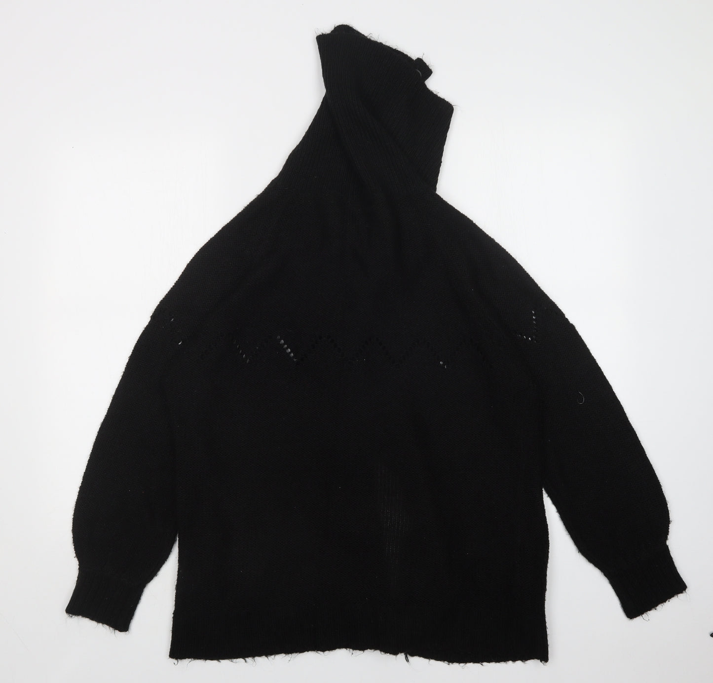 VICTORIA JAYN Womens Black   Cardigan Jumper Size L