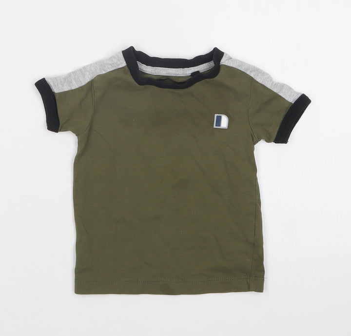 NEXT Boys Green Basic T-Shirt Size 3-6 Months