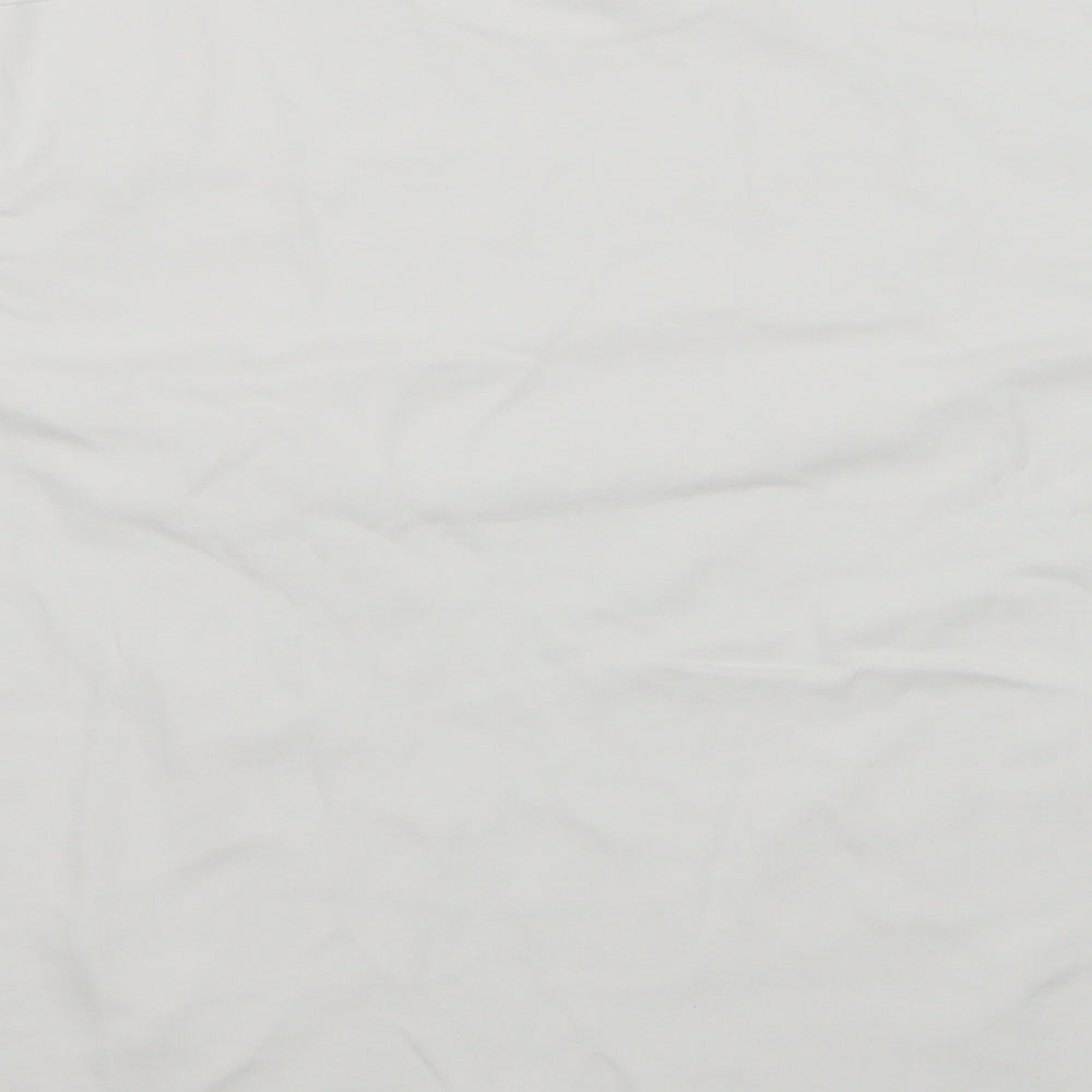 JERZEES Boys White   Basic T-Shirt Size 9-10 Years