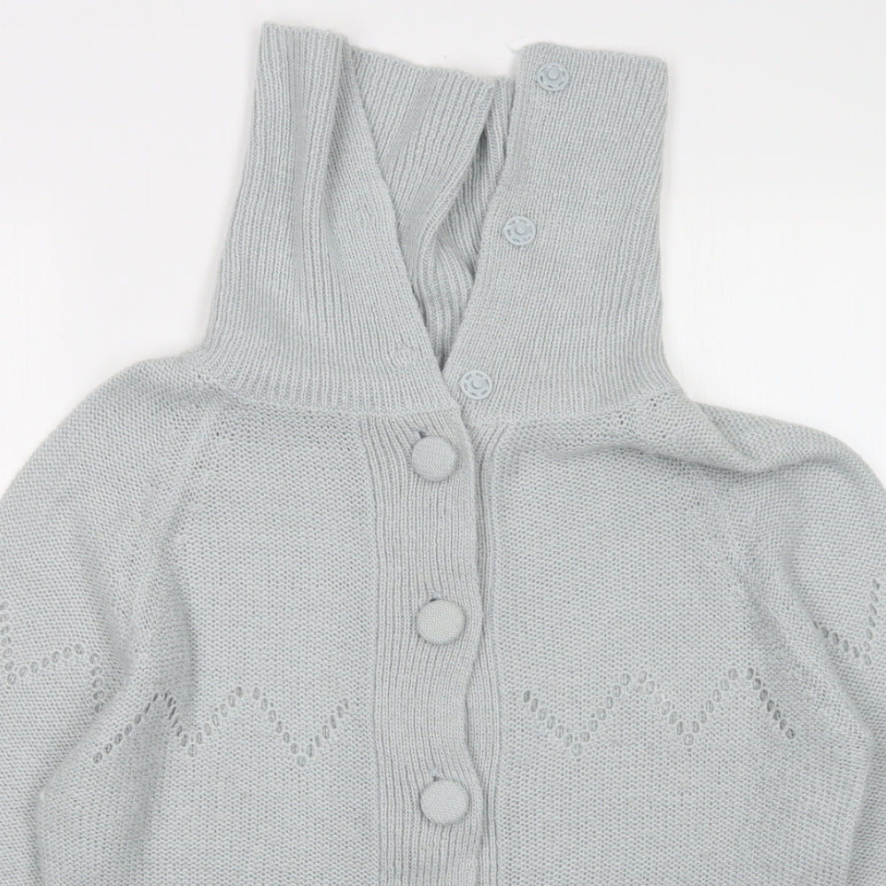 VICORIA JAYNE Womens Green   Cape Jumper Size L