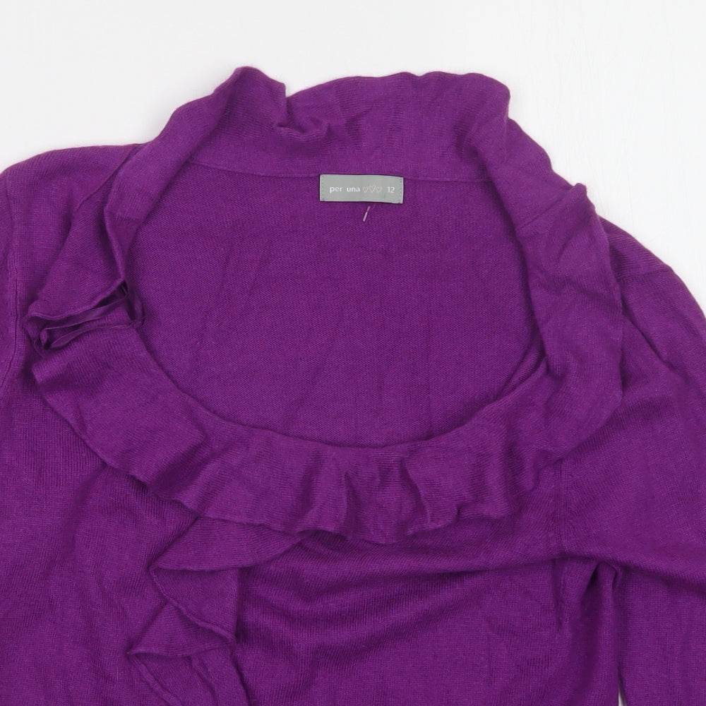 Per Una Womens Purple   Pullover Jumper Size 12