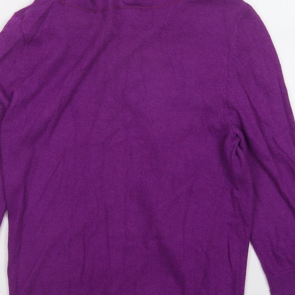 Per Una Womens Purple   Pullover Jumper Size 12