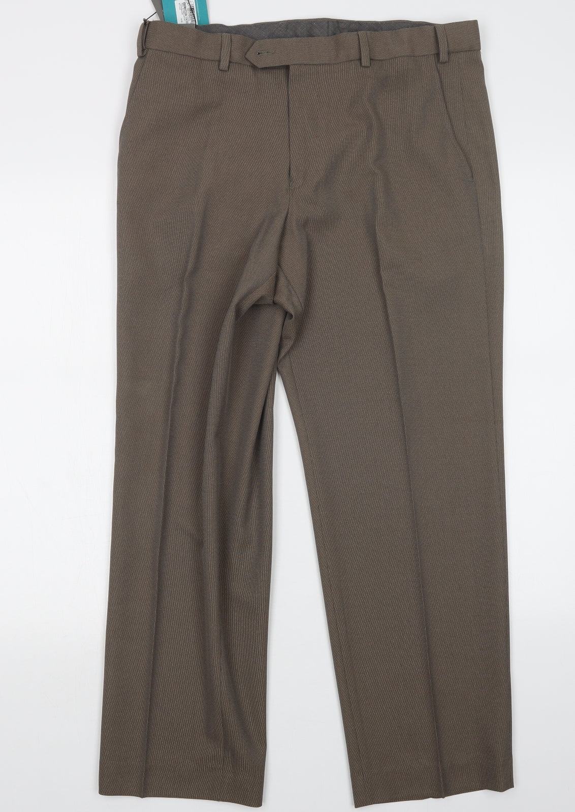 M&S Mens Brown   Trousers  Size 34 L29 in