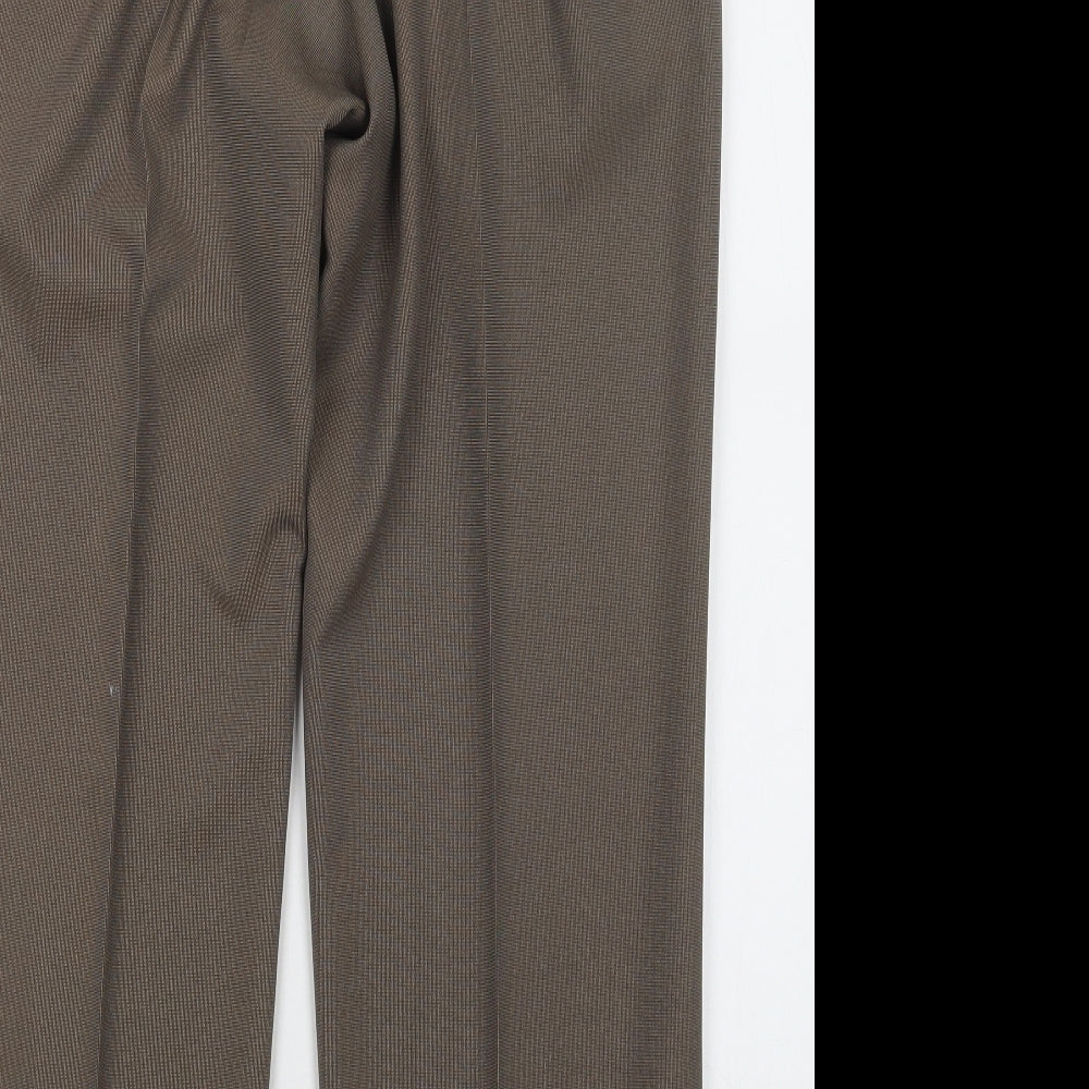 M&S Mens Brown   Trousers  Size 34 L29 in