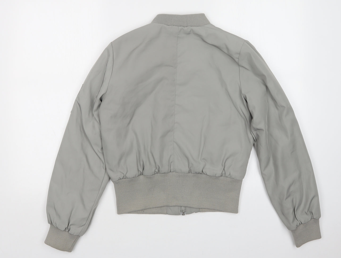 Miss Selfridge Womens Green   Bomber Jacket Coat Size 8