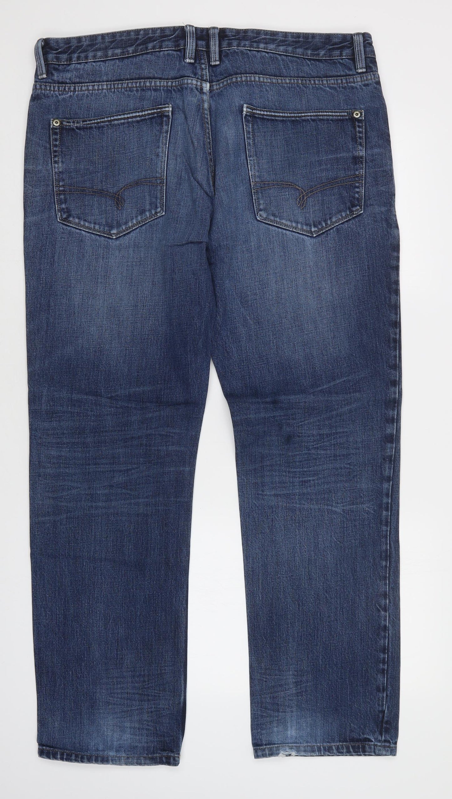 NEXT Mens Blue   Straight Jeans Size 36 L31 in