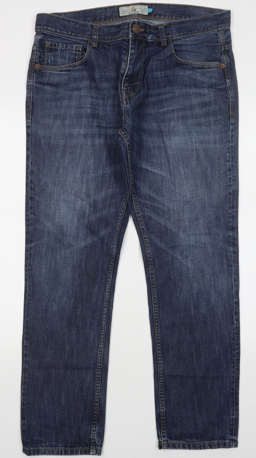 NEXT Mens Blue   Straight Jeans Size 36 L30 in