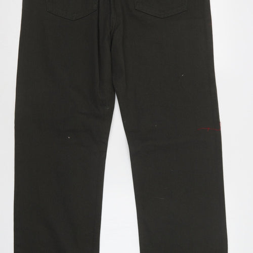 Preworn Mens Green   Straight Jeans Size 36 L31 in