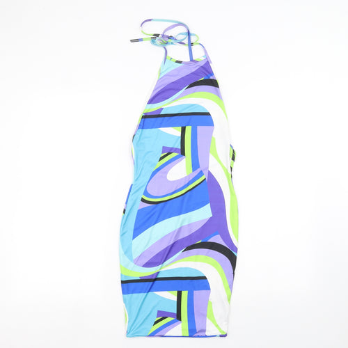 PRETTYLITTLETHING Womens Multicoloured   Pencil Dress  Size 4