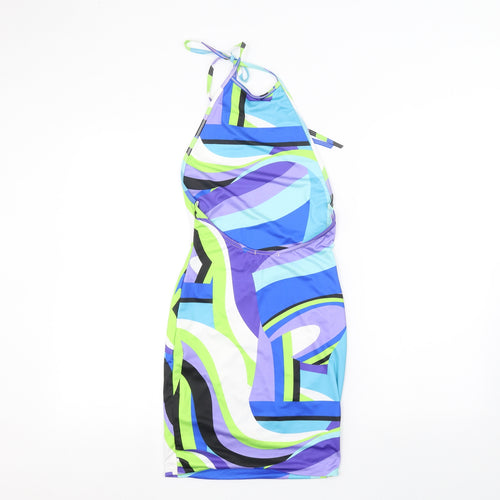 PRETTYLITTLETHING Womens Multicoloured   Pencil Dress  Size 4