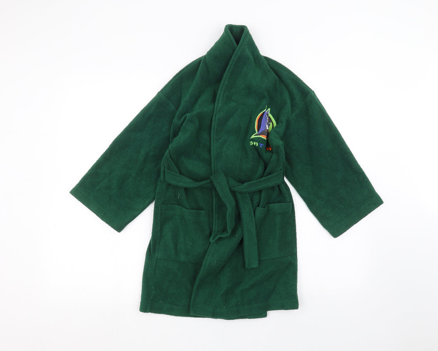 Marks and Spencer Girls Green Solid  Cami Robe Size 7-8 Years