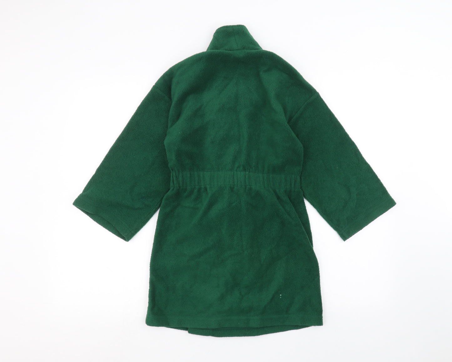 Marks and Spencer Girls Green Solid  Cami Robe Size 7-8 Years