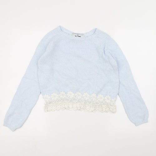 Young Dimension Girls Blue   Pullover Jumper Size 12-13 Years
