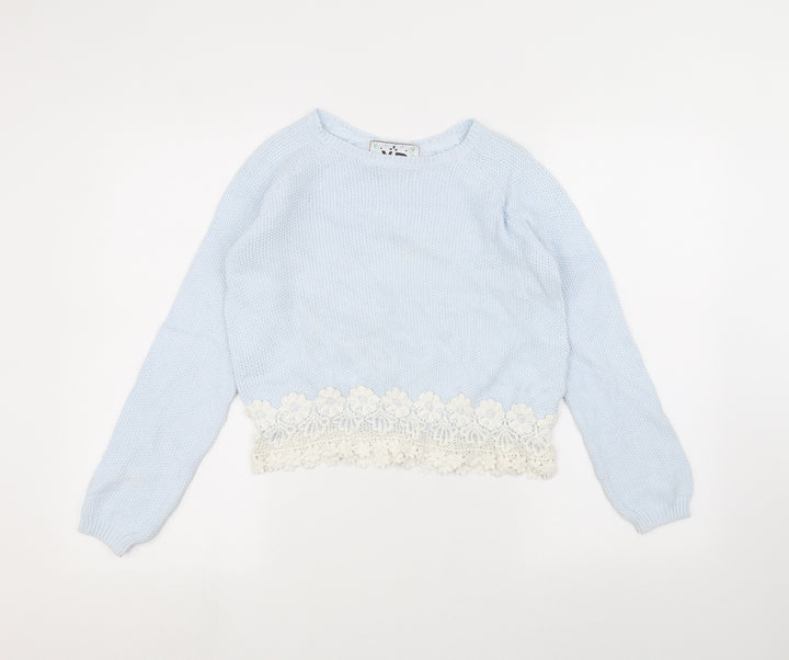 Young Dimension Girls Blue   Pullover Jumper Size 12-13 Years