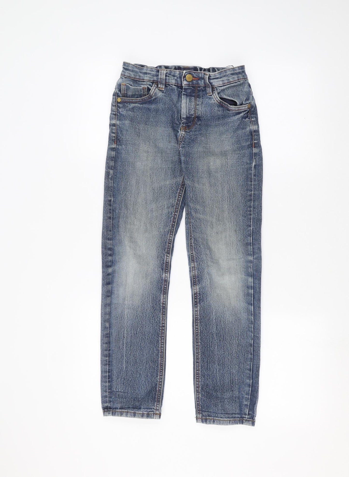 NEXT Girls Blue  Denim Straight Jeans Size 9 Years