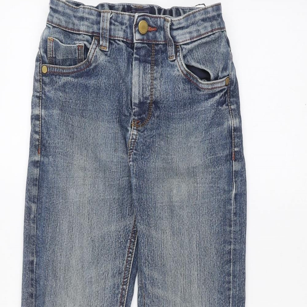 NEXT Girls Blue  Denim Straight Jeans Size 9 Years