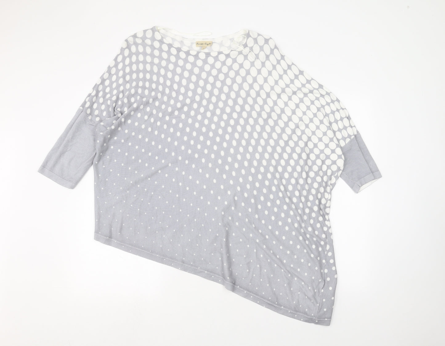 Phase Eight Womens Grey   Basic T-Shirt Size L