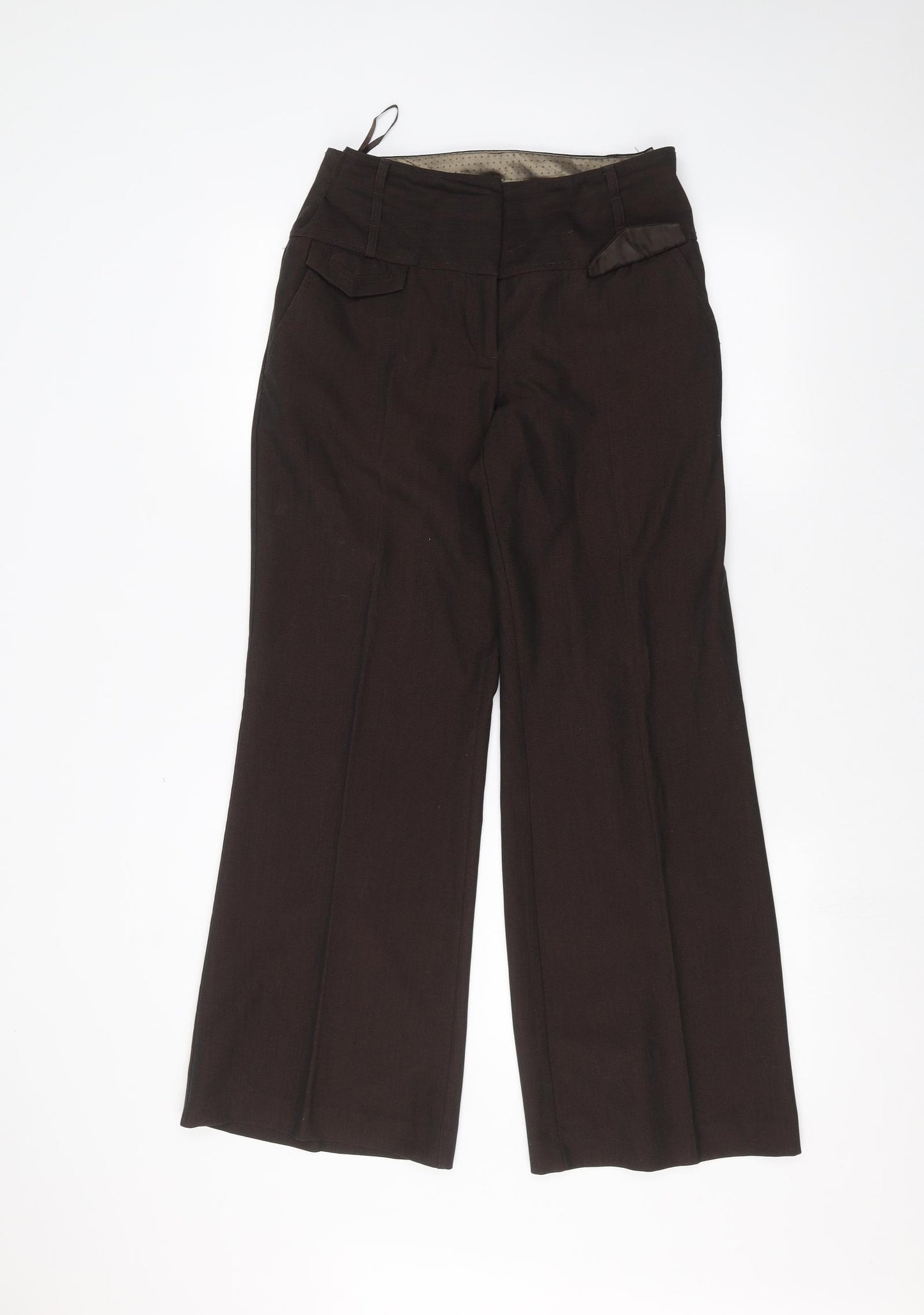 NEXT Womens Brown   Trousers  Size 12 L27 in