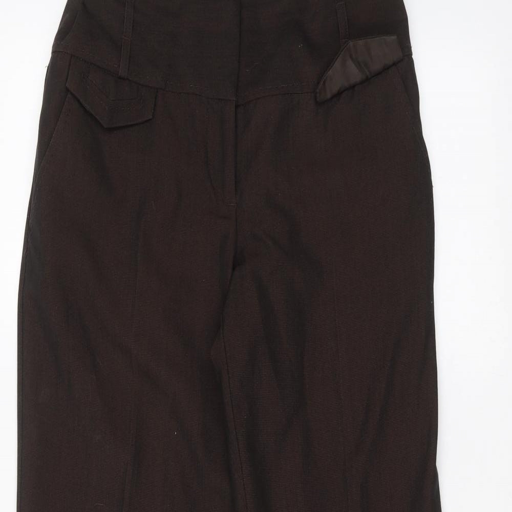 NEXT Womens Brown   Trousers  Size 12 L27 in