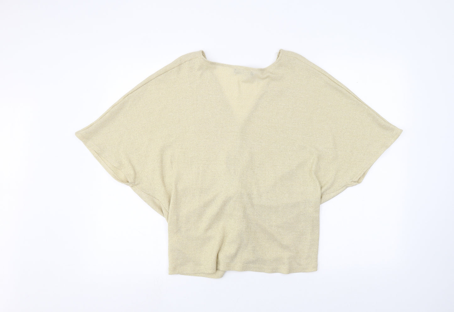 Marks and Spencer Womens Gold   Basic Blouse Size 18